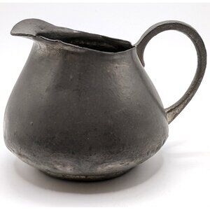 Pewter Creamer Royal Holland KMD Tiel 3” Made in Holland Vintage Creamer